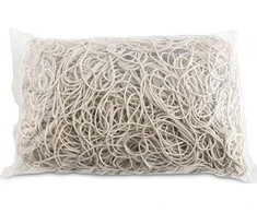 Office Products Ruoniai Office Products, skersmuo 80mm, 1,5X1.5mm, 60% Kauchuku, 1000G, Cowel, Baltas