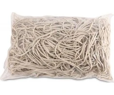 Office Products Biuro prekės Ruoniai Biuro prekės, skersmuo 130mm, 1,5X3mm, 60% Kaučuku, 1000G, Cowel, Baltas