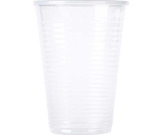Office Products Plastikiniai puodelis OFFICE PRODUKTAI, terminis, 200ml, 100 vnt skaidri
