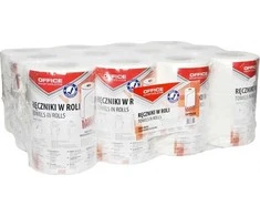Office Products Rankšluosčiai celiuliozės vaidmenį OFICICIALŪS PRODUKTAI mini, 2-sluoksnis, 50m, 12vnt, balta