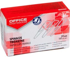 Office Products Sąvaržėlės trikampės 31mm,100vnt,OFFp
