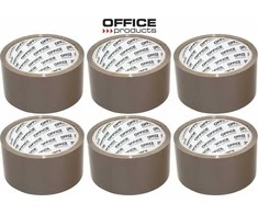 Office Products 48 mm / 50 m. karštai lydoma ruda pakavimo juosta (6)