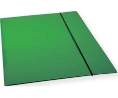 Office Products Aplankas A4 su gumine juostele, žalias lakas, 300gsm (10vnt)