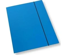 Office Products Aplankas A4 su gumine juostele, mėlynas lakas, 350gsm (10vnt)