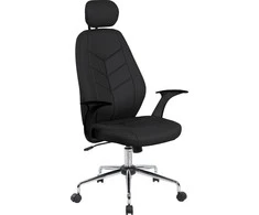 Biuro pirmininkė Office Products Tenerife Juodas