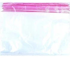 Office Products Užsegamas maišelis, LDPE, 350x450 mm, 100 vnt., skaidrus