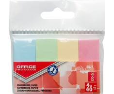 Office Products Lip.lapeliai 20x50mm,4x40lap.OFFp