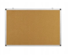 OfficeProducts Kamštinė lenta Office Products, 90x60cm, aliuminio rėmas (20173411-97)