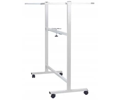 Mobili sausai valoma magnetinė lenta OFFICE PRODUCTS, dvipusė, lakuota, aliuminio rėmas, 110x75 cm, balta