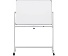 OfficeProducts Mobilioji lenta sausa. -magn. dvipusė lakuota aliuminio rėmas 120x60cm balta