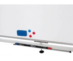 OfficeProducts Mobilioji lenta sausa. -magn. dvipusė lakuota aliuminio rėmas 120x60cm balta