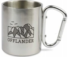 Offlander OFFLANDER KUBEK KEMPINGOWY Z KARABIŃCZYKIEM STALOWY 220ML