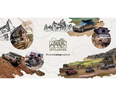 Turistinė palapinė Offlander OFFLANDER NAMIOT DACHOWY TRIANGLE SLIM COYOTE