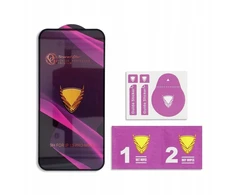 OG 6D aukščiausios kokybės grūdintas stiklas - skirtas Xiaomi Redmi 15 4G / 15 5G, juodas