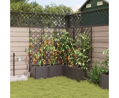 Sodo vazonas 5 vnt. Ruda 120 x 120 x 142 cm PP