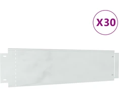Vejos borteliai 30 vnt. 100 x 25 x 0,07 cm Sidabrinė