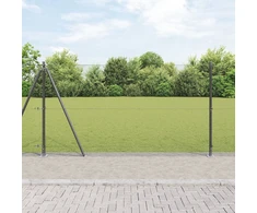 Suvirinta vielos tvora su betono baze 10 x 1,2 m Pilka