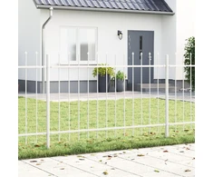 Sodo tvora 5 pcs Balta 8,5 x 1,2 m Miltelinis plienas