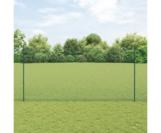 Tvora su stulpais Žalia 1,6 x 10 m Plienas ir PVC