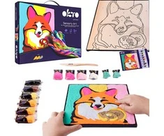 Okto Rinkinys KREATYWNY LISEK 3D Rinkinys ARTYSTYCZNY OBRAZ DO MALOWANIA CIASTOLINA