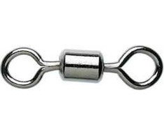 Okuma Rolling Swivels roz.4 Juodas - 10vnt. (33042)