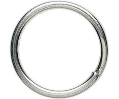 Žiedeliai OKUMA Split Saltwater 14mm. 32kg.