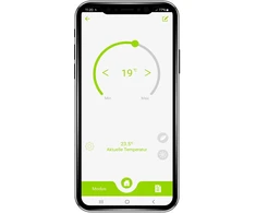 Olympia Termostat grzejnikowy HAT 02Y Smart WiFi balta