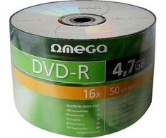 Omega DVD-R 4,7 GB 16x50 vienetų (40933)