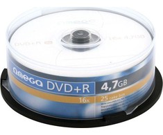 Omega DVD + R 4,7 GB 16x25 vnt (56820)