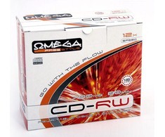 Omega CD-RW 700 MB 12x10 vienetų (56242)