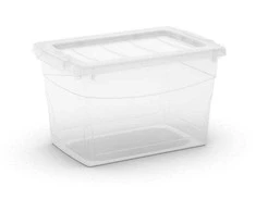 Daiktadėžė KIS, 16 l, skaidri, 38,5×25,5×23,5 cm