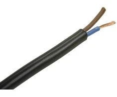 OMY kabelis 2x0.5mm2 29736 H03VV-F 300/300V diskai juodi