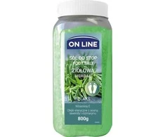 Pėdų druska On Line Relax žolelių, 800g
