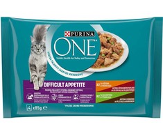 Šlapias kačių maistas ONE, vištiena, 4 × 85 g