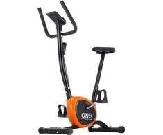 Fiksuotas dviratis One Fitness RW3011 mechaninis juodas oranžinis