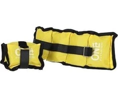 HMS Kojų ir rankų svoriai One Fitness WW01, geltoni - 2 x 0,7kg