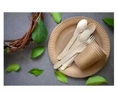 Gogreen „Go Žalias Go Žalias“ medinio stalo aksesuarų rinkinys