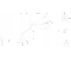 Laikiklis One For All DM7110 ARM, DESIGN, SMART, SINGLE, juoda, 13''-35'' 10kg