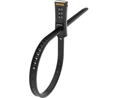 „OnGuard“ dviračio užraktas „8078“ su užtrauktuku – 10 mm, 180 cm – SZYFR, juodas