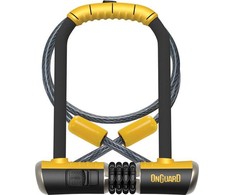OnGuard dviračio spyna Combo DT 8012C U-Lock 115x230 mm juoda-geltona(ONG-8012C)