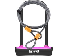 OnGuard U- Lock Neon dviratis tvirtinimo rožinė 10x1200 mm (8154PN)