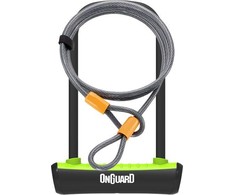 OnGuard U- Lock Neon dviratis tvirtinimo žalia 10x1200 mm (8154GR)