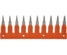 Onka Elektrik T0-1933-1060114 Šukų tiltas MRK ir OPK 4mm2 oranžinis 10 laukas, T0-1933-1060114