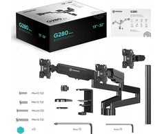 Onkron Laikiklis biurkowy na 3 monitory 13'' - 32'' (G280)