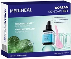 Onyx Mediheal Korėjietiškos odos priežiūros rinkinys 40 ml veido serumo rinkinys + stiklinis masažuoklis
