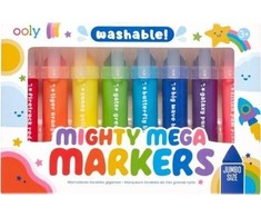 Ooly Plaunami žymekliai Mighty Mega 8 spalvos