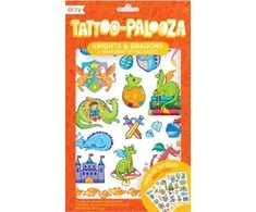 Ooly Tatuiruotė Tattoo Palooz - drakonai ir riteriai