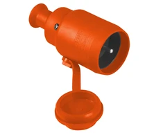 Opal GN- H2 lizdas + WT- 40H IP44 kištukas oranžinis