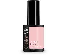 ColorMe Cosmetics Think Rožinė Gel Semi-Permanent Nagų lakas, 10 ml