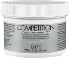 „Opi Competition“ akriliniai nagų milteliai, nepermatomi, balti, 200 g